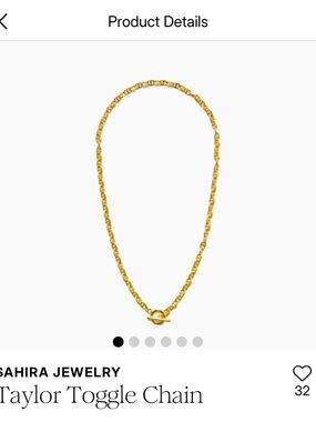 SAHIRA JEWELRY
Taylor Toggle Chain